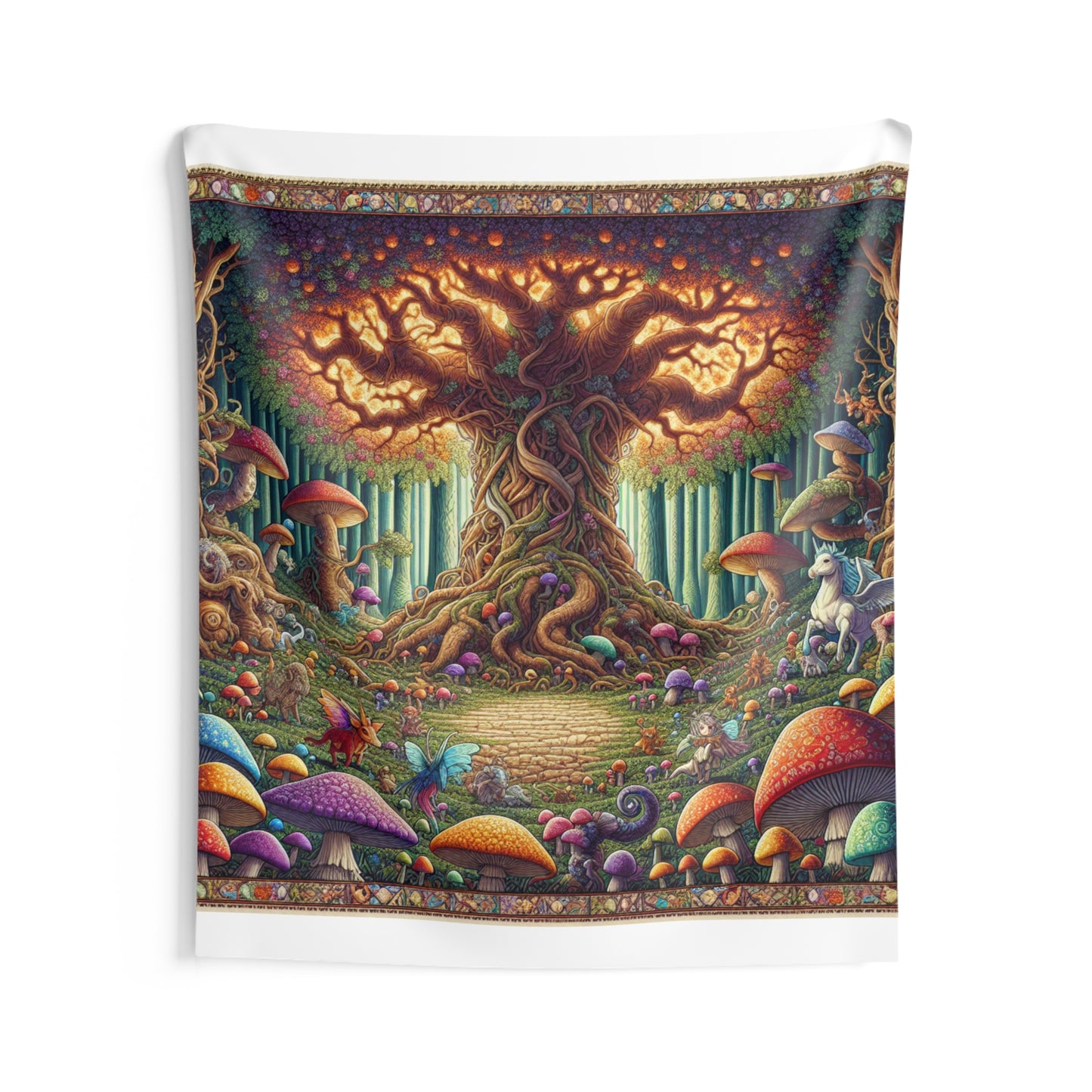 Medieval Forest Wall Tapestry