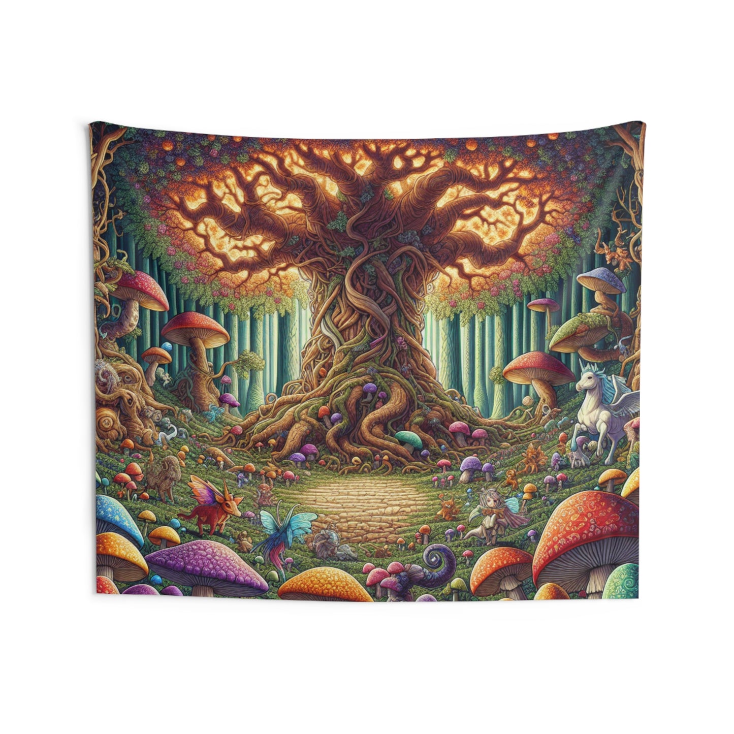 Medieval Forest Wall Tapestry