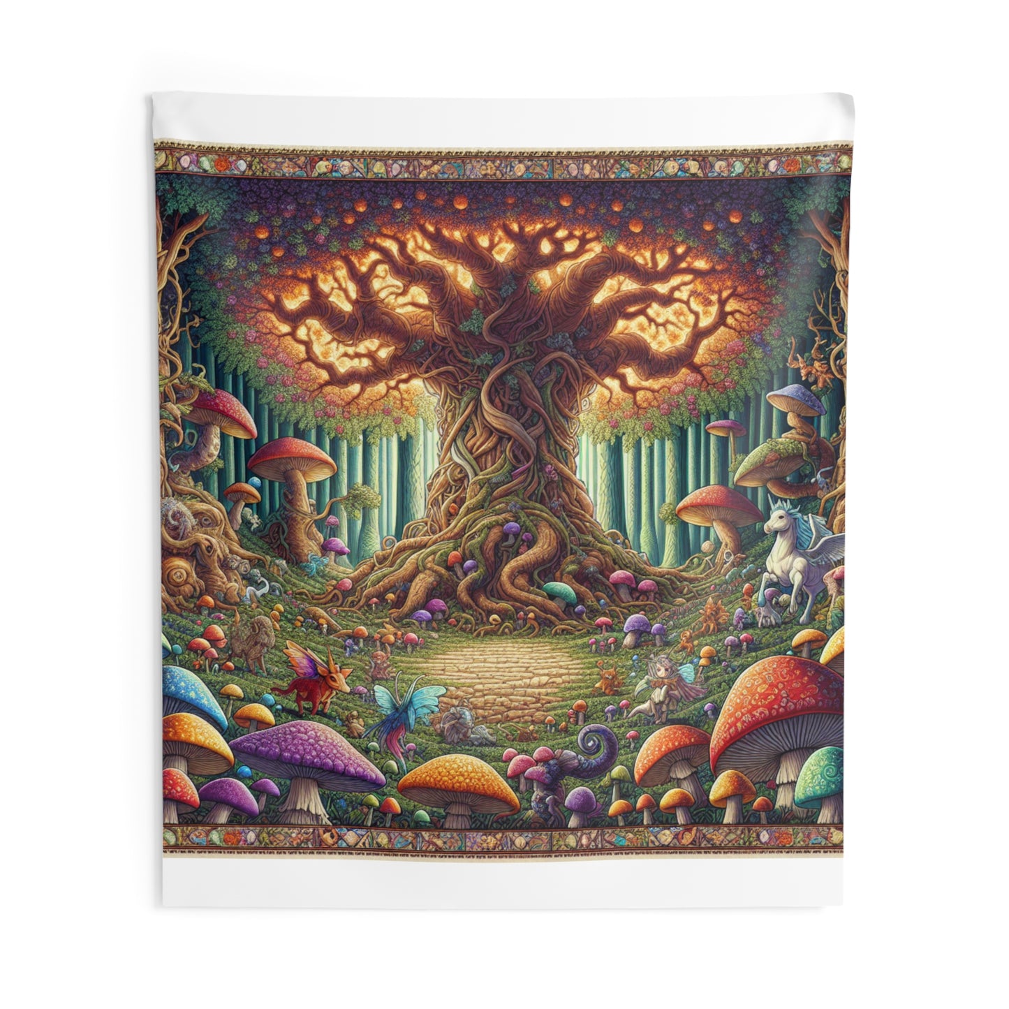 Medieval Forest Wall Tapestry