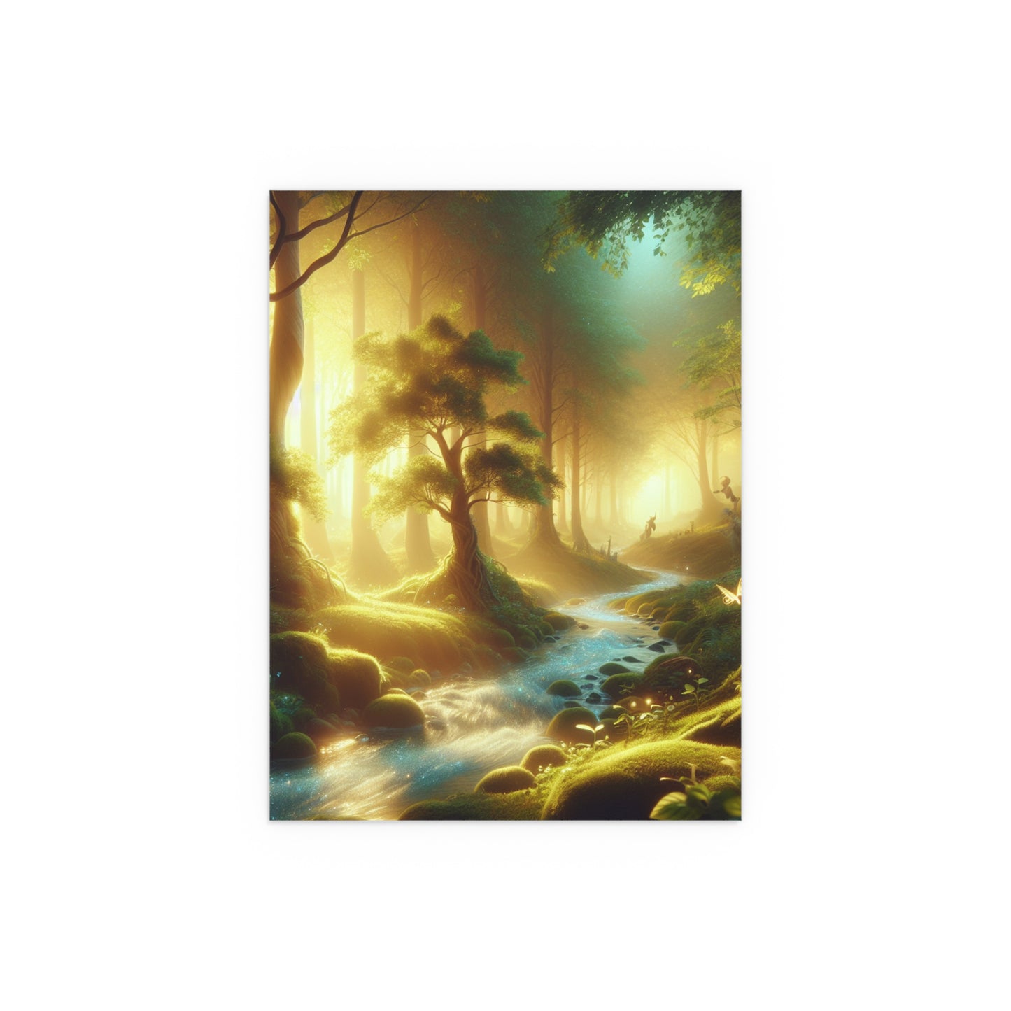 Silk Poster - Mystical Forest Landscape