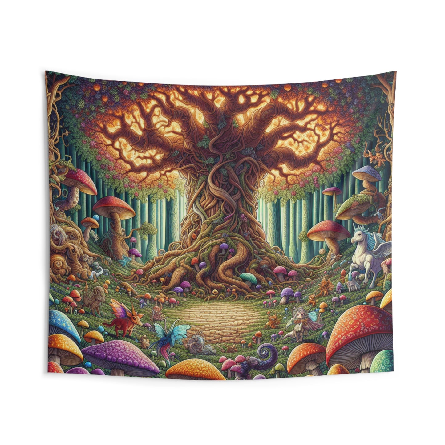 Medieval Forest Wall Tapestry