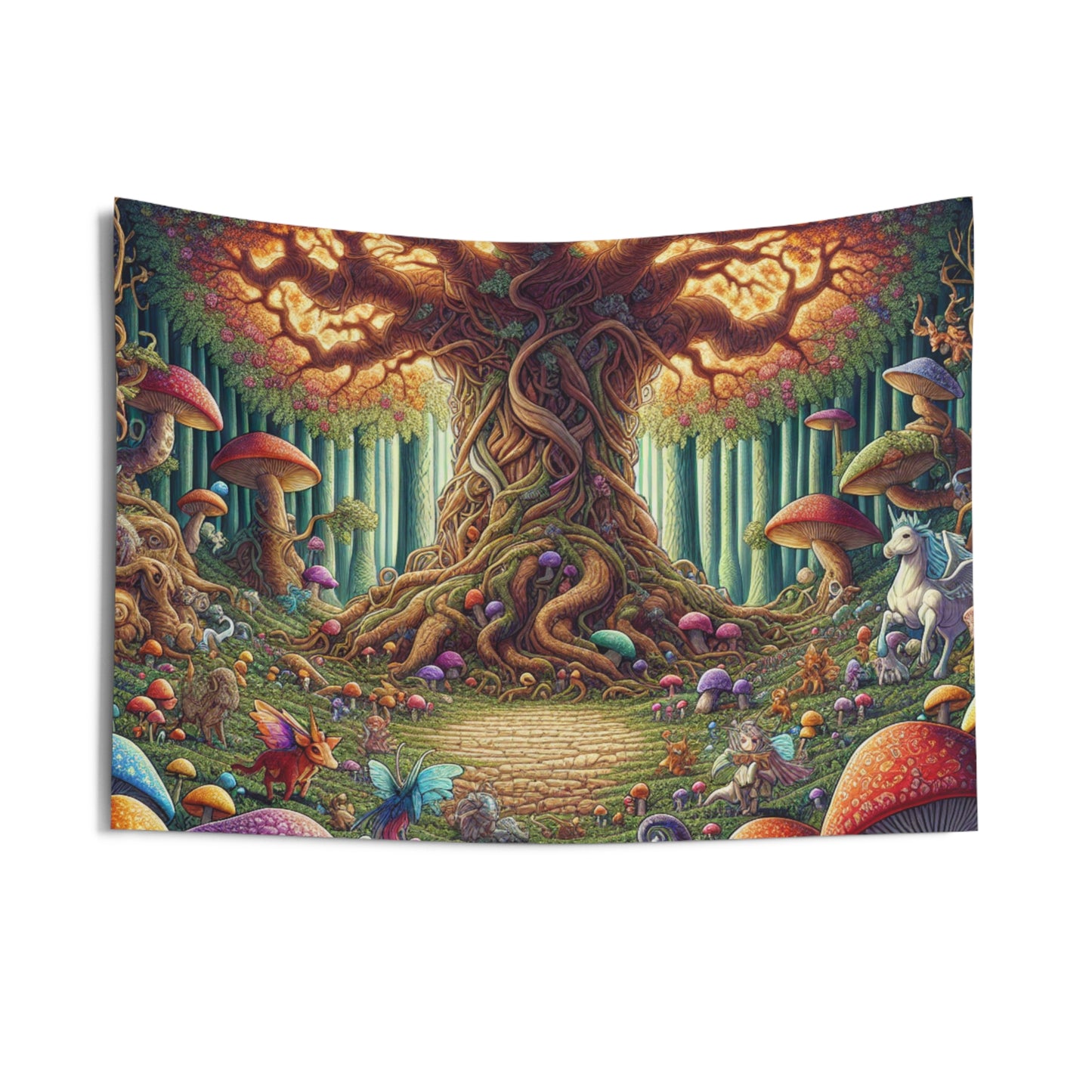 Medieval Forest Wall Tapestry