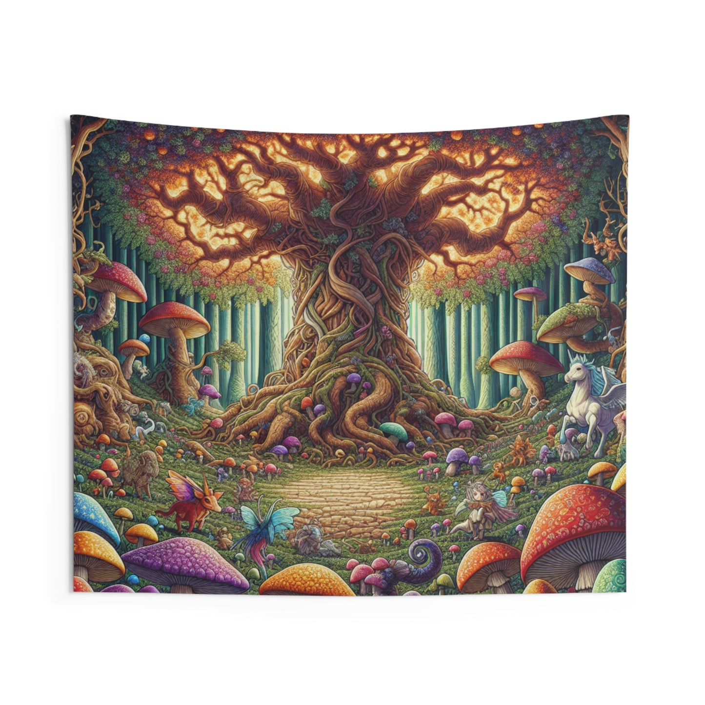 Medieval Forest Wall Tapestry